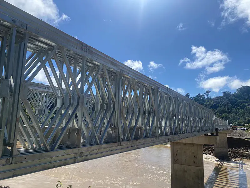 Projet de pont Bailey de 108 mètres en Malaisie