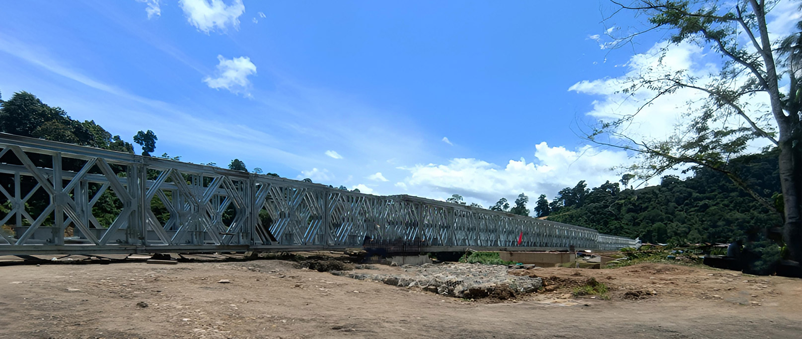 Projet de pont Bailey de 108 mètres en Malaisie