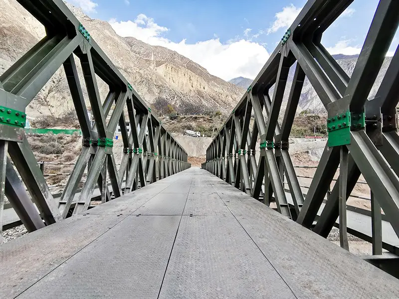 Pont en treillis à grande portée personnalisé