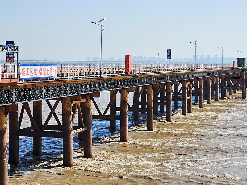 Plateformes de construction galvanisées pour ponts