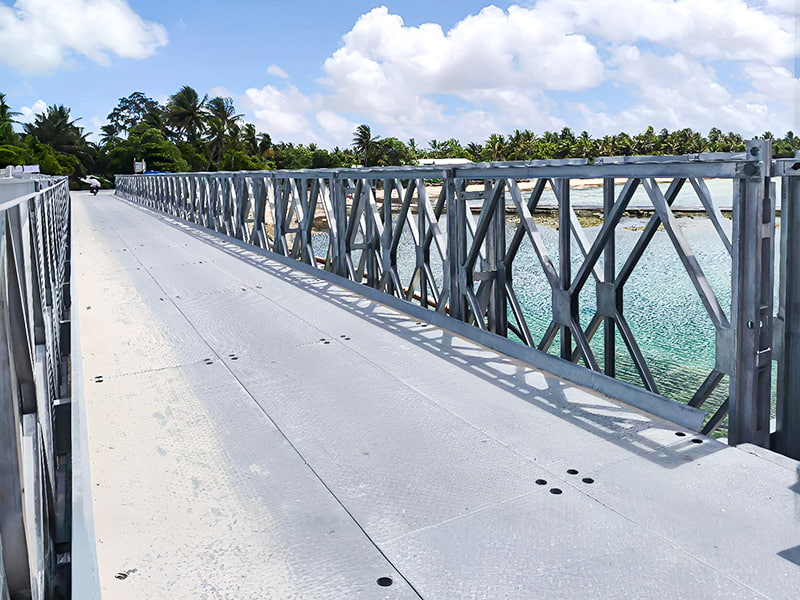 Pont Bailey galvanisé monocouche à double rangée CB 200