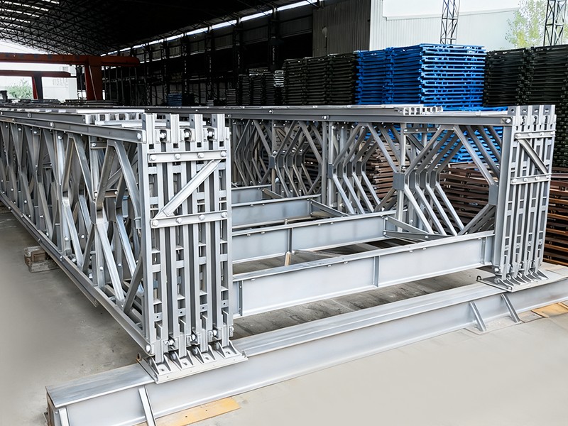 Pont Bailey galvanisé à charge lourde de grande envergure de type CB450